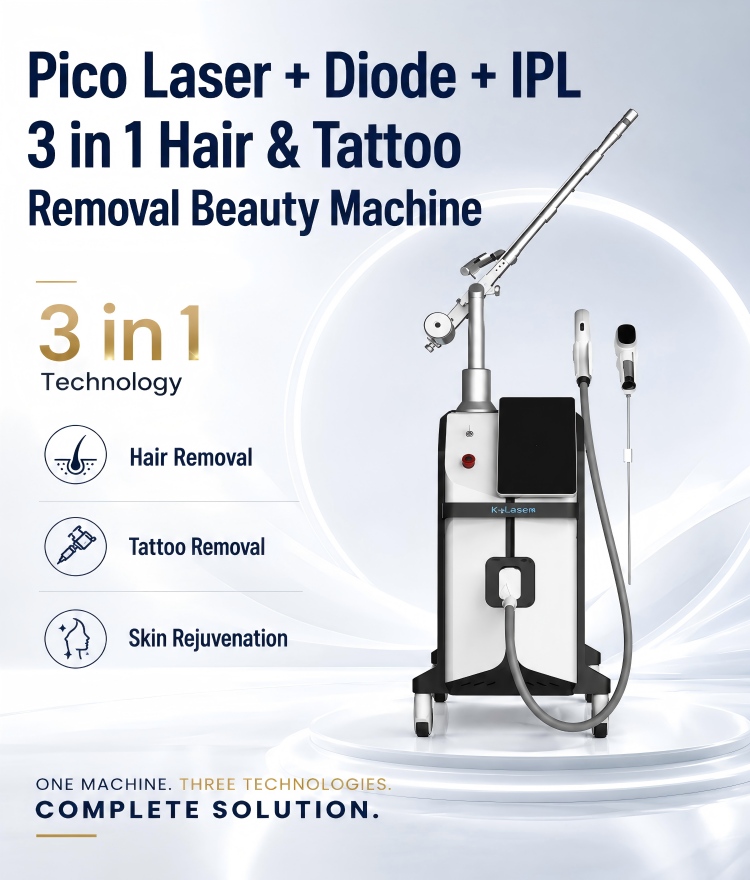 combinatie diode ipl pico laser