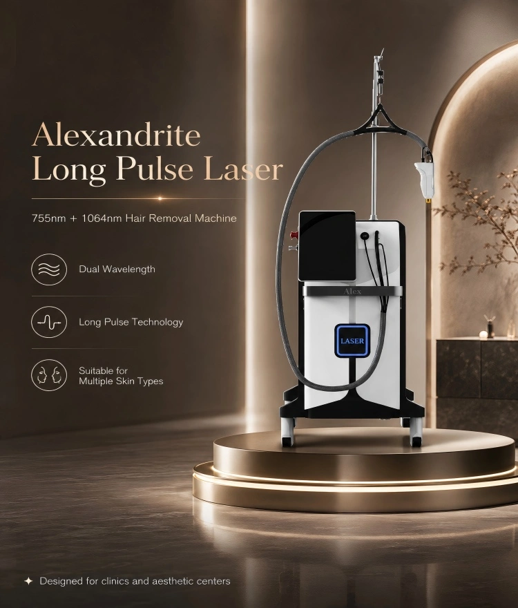 Alexandrite laser long pulse machine