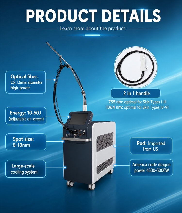 alexandrite laser 755nm machine