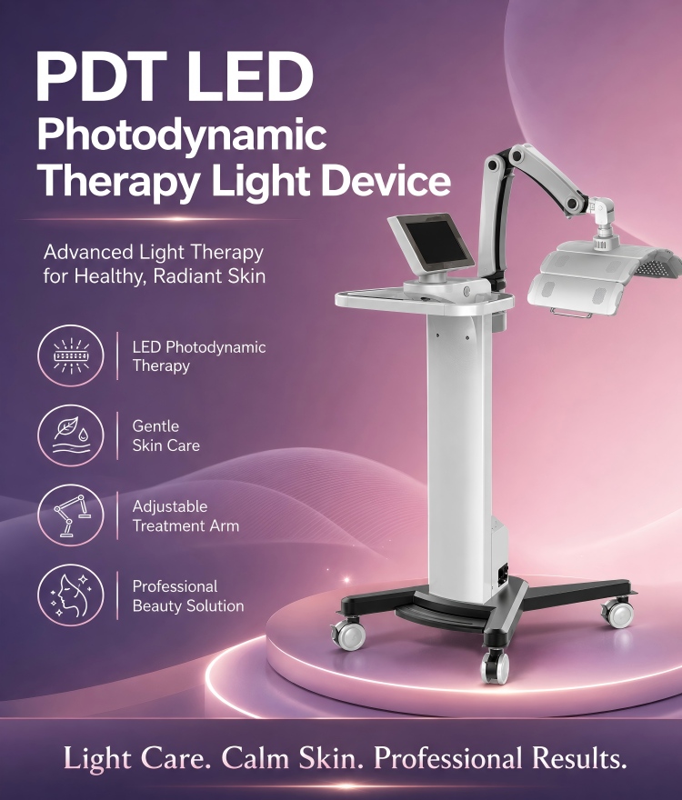 LED Photodynamic Therapy Light Device