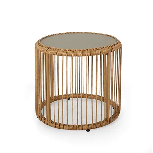 Garden Round Rattan Table