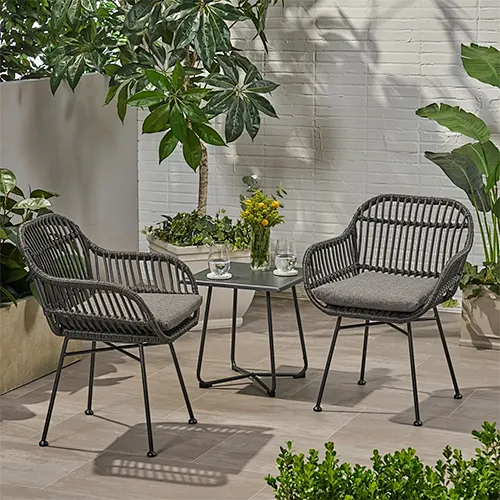 Rattan chat set