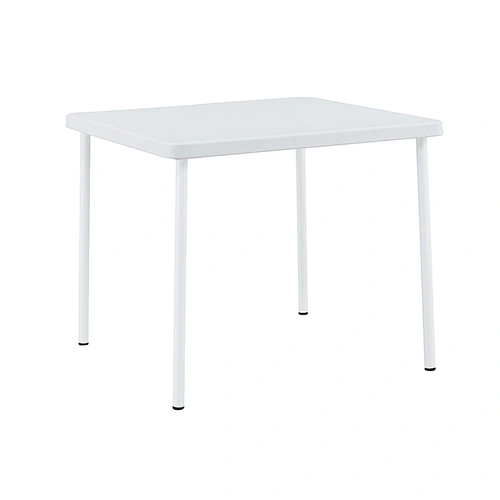 Table carrée en plastique