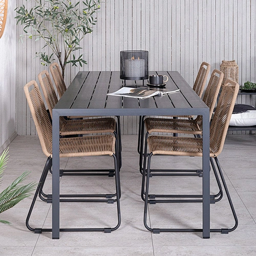 Juego de mesa de comedor de cuerda
