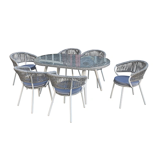 Juego de mesa de comedor de cuerda