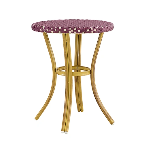Rattan Chat Table