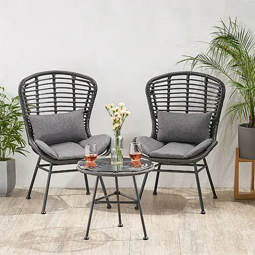 Rattan chat set