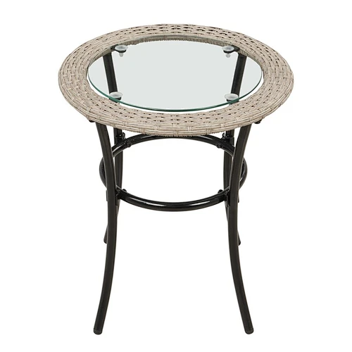 Couchtisch aus Rattan