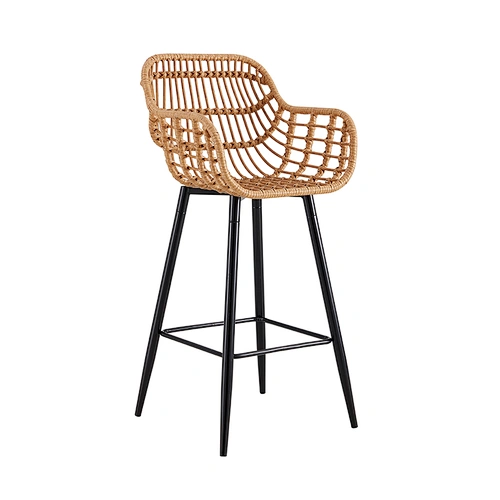 Tabouret de bar en rotin
