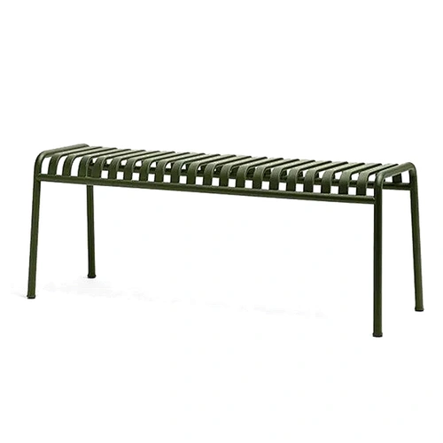 Banc extérieur en acier
