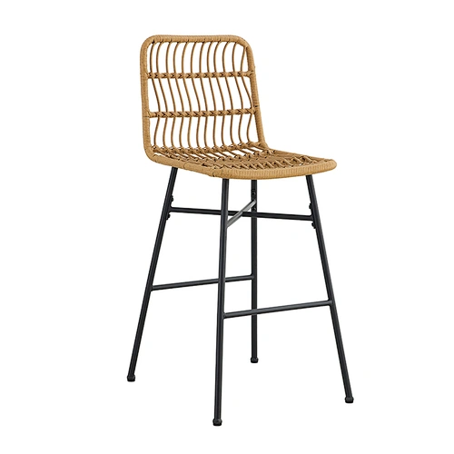 Tabourets de bar en rotin