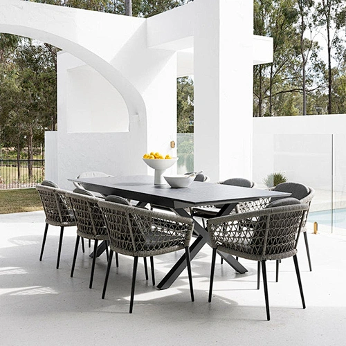 Juego de mesa de comedor de cuerda