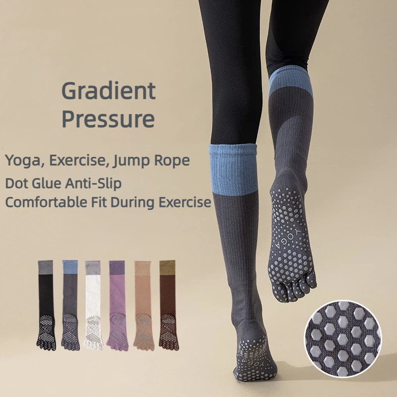 Colorful Gradient Yoga Socks