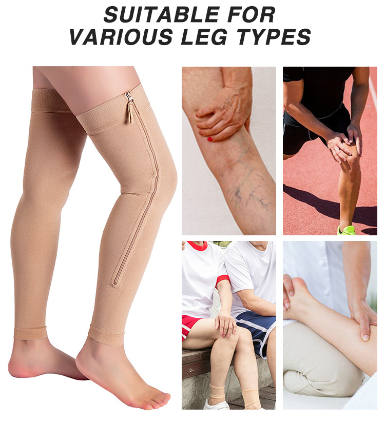Support Stockings with Zippers