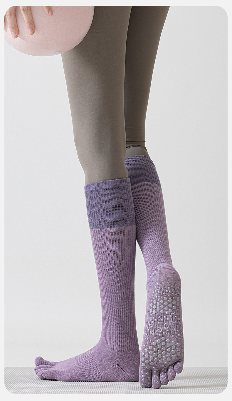 Colorful Gradient Yoga Socks