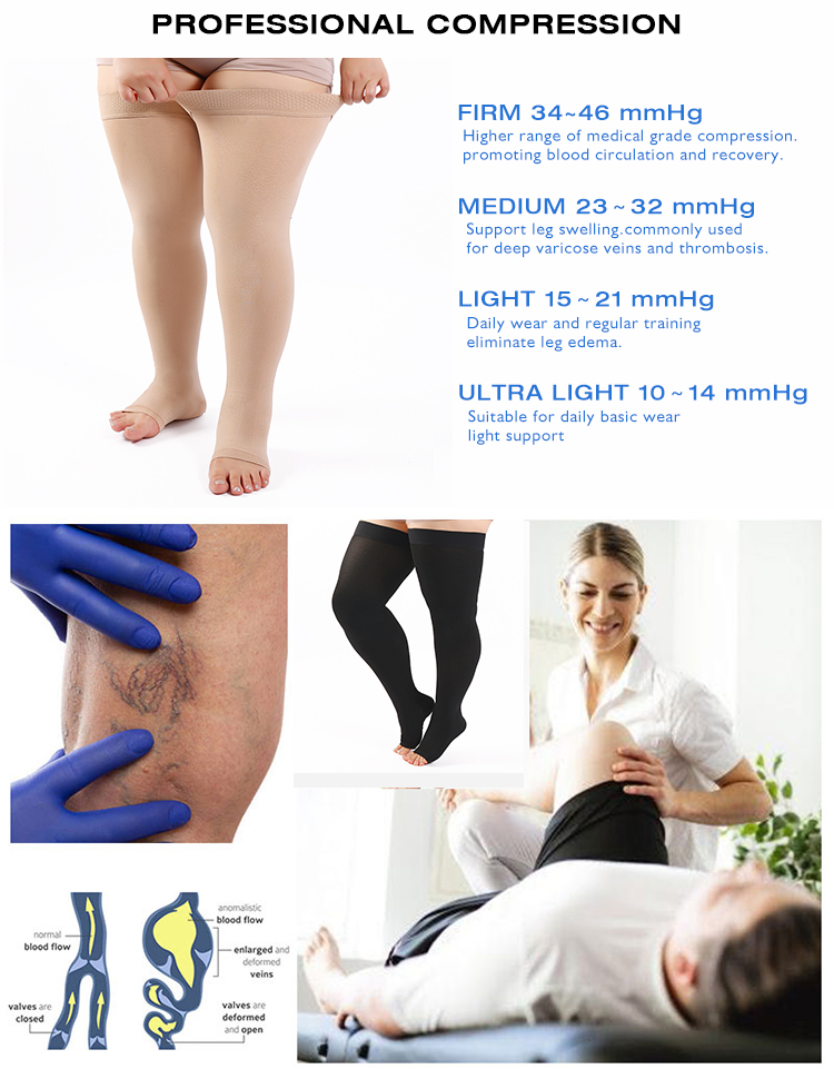 Thigh High Compression Socks