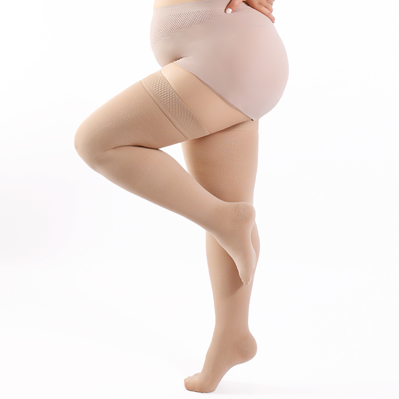 Plus-size Medical Thigh-high Socks
