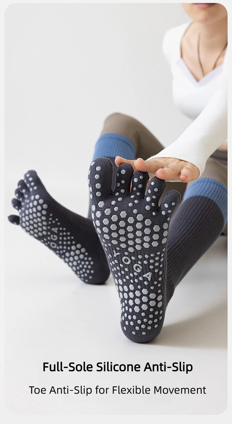 Colorful Gradient Yoga Socks