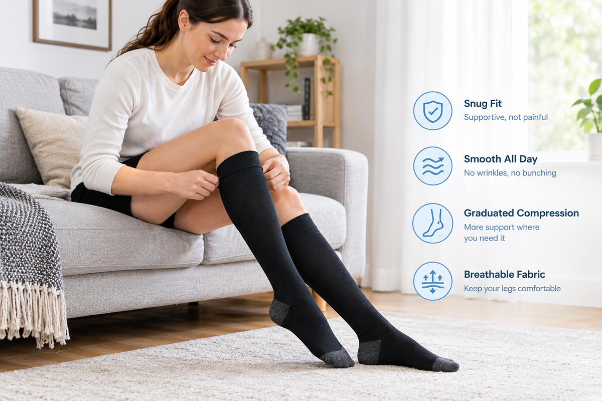 Properly Fitted Compression Socks