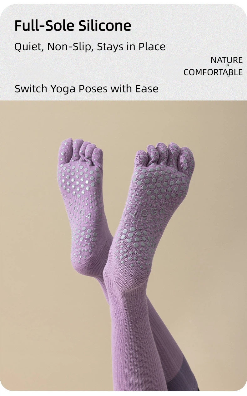 Colorful Gradient Yoga Socks