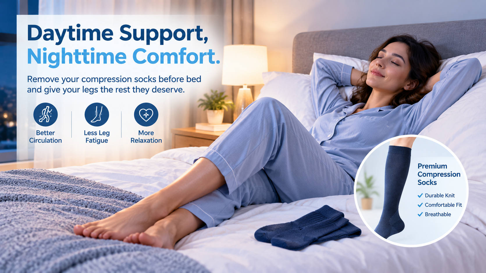 Can You Sleep in Compression Socks