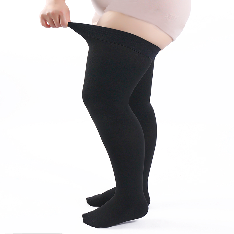 Plus-size Medical Thigh-high Socks