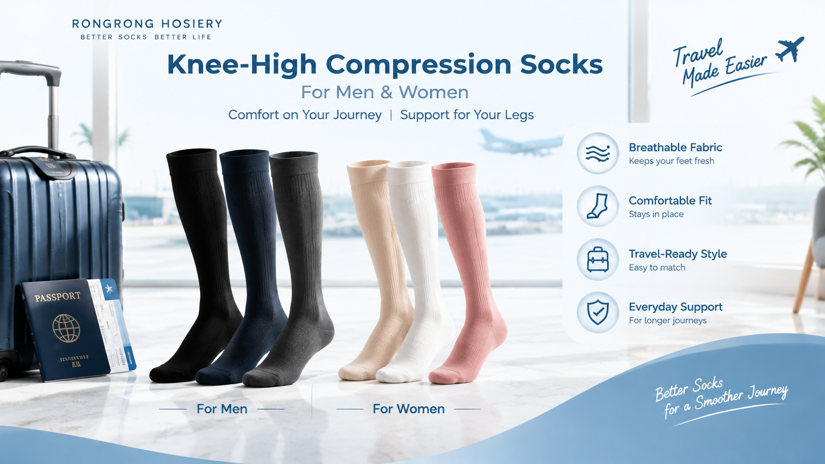 Compression Socks for Long Travel