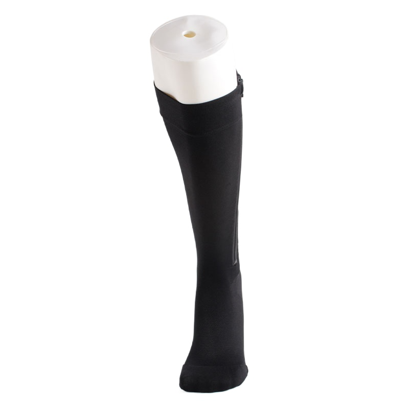 Side Zipper Compression Socks