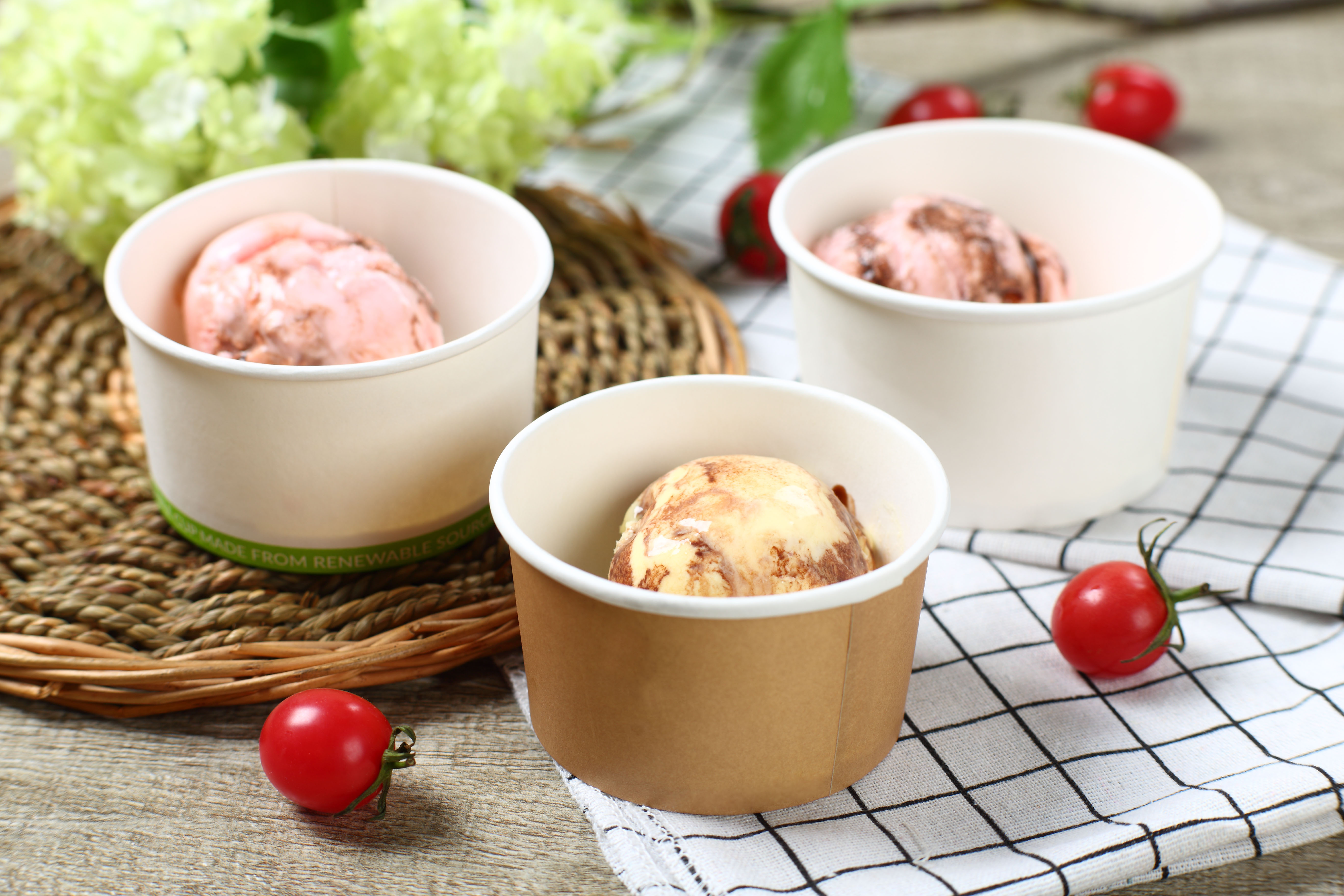 bulk paper ice cream cups