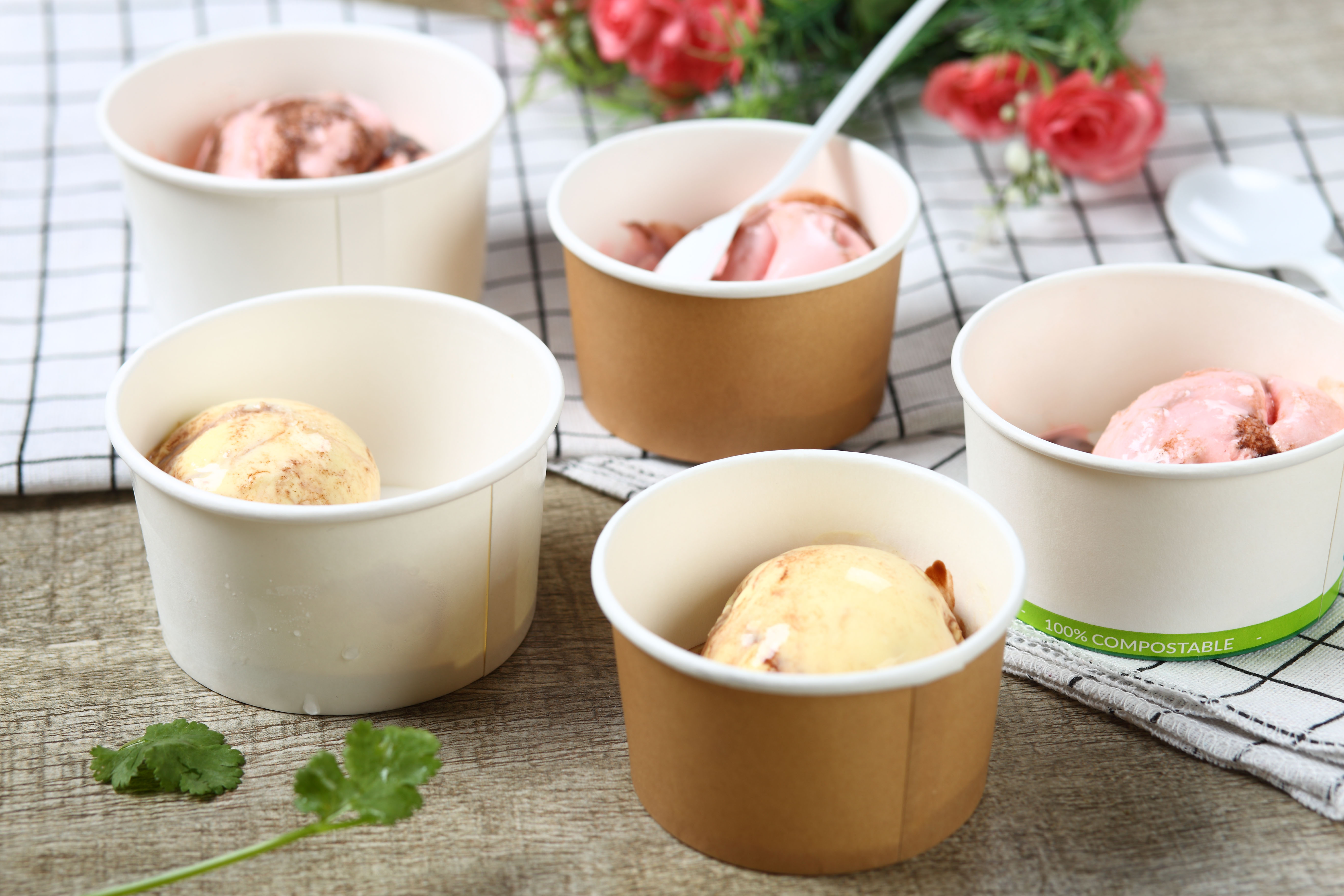 ice cream paper cups