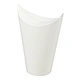 White cardstock closed wrap cup