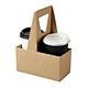 Portable paper cup holder