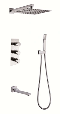 Three functions built-In Wall thermostatic shower  Mixer