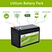 12.8V 6Ah Lifepo4 Lithium Iron Battery Rack-mount Module Support Deep Cycle