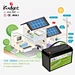 12V Rechargeable Solar Street Light Backup Power Li-po Battery