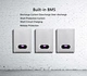 51.2V 100Ah lithium iron phosphate battery pack wall mounted battery