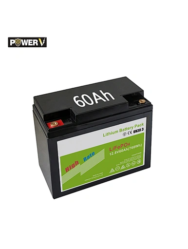 12.8V 60Ah Lifepo4 Lithium Iron Battery Rack-mount Module Support Deep Cycle High Rate Charge
