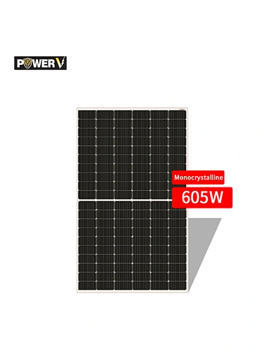 shingled halfcell solar panel 605w