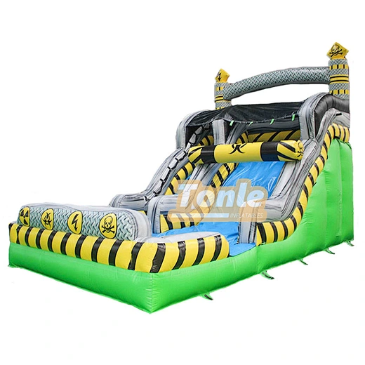 Toxic inflatable water slide , Toxic Drop Center Climb Water Slide ...