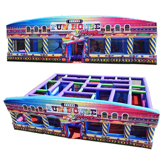 inflatable fun house maze from China Manufacturer - Tonle Inflatables