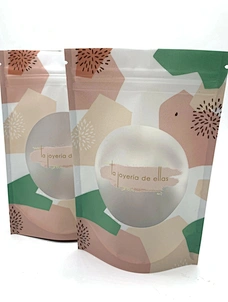 bolsa de pie con cremallera