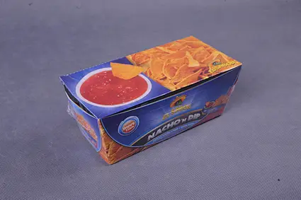 Center Folded low termperature Cross Linked Film Package Snack of