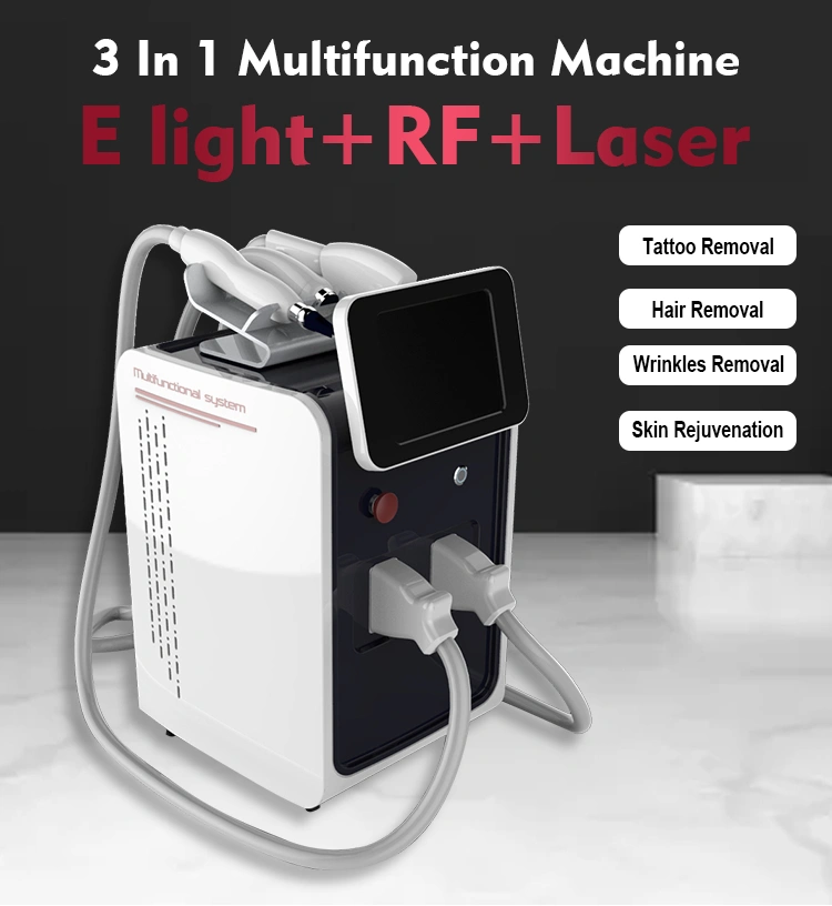3 in 1 multifunction machine elight rf laser