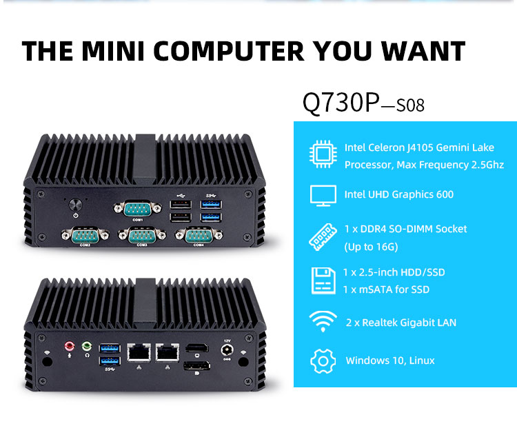 Mini PC,mini pc ddr4,mini pc without fan