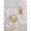 Zircon Hoop Earrings