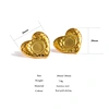 Heart Stud Earrings