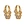 Zircon Hoop Earrings