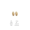 Zircon Hoop Earrings