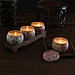 black candle tins