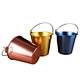 The big metal ice bucket is a practical and beautiful iron container designed to keep beverages chilled and refreshing. With its insulated walls, sturdy construction, and airtight lid,